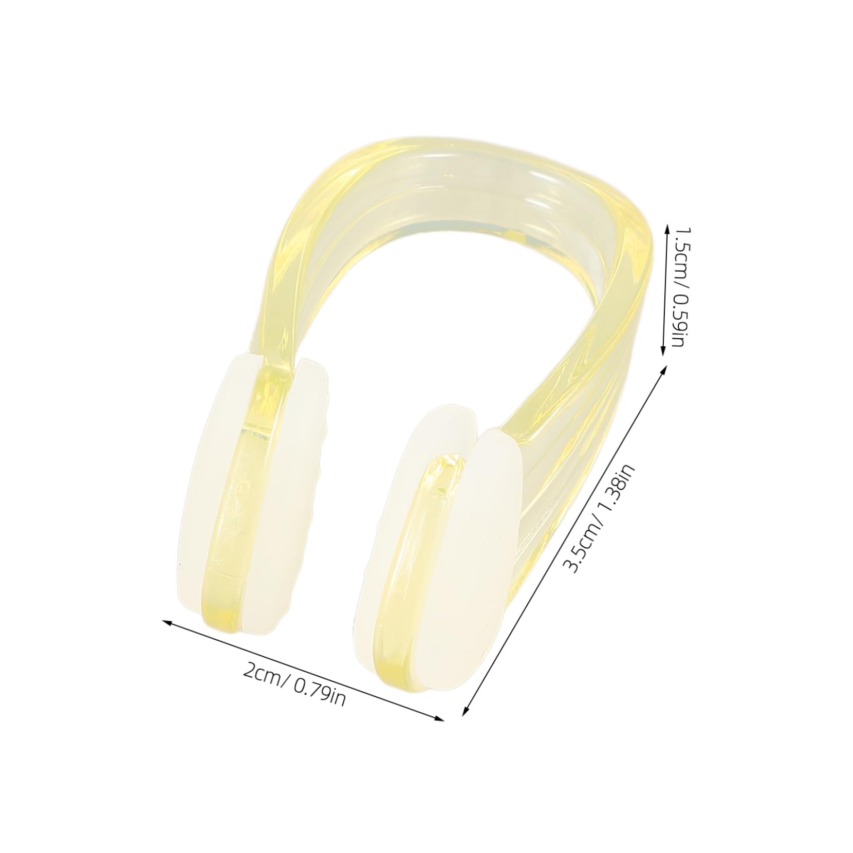 GANAZONO 6 Pack Swimming Nose Clips Snorkeling Nose Plugs for Kids Adults Comfortable Fit Waterproof Non-Slip for Swimming Diving