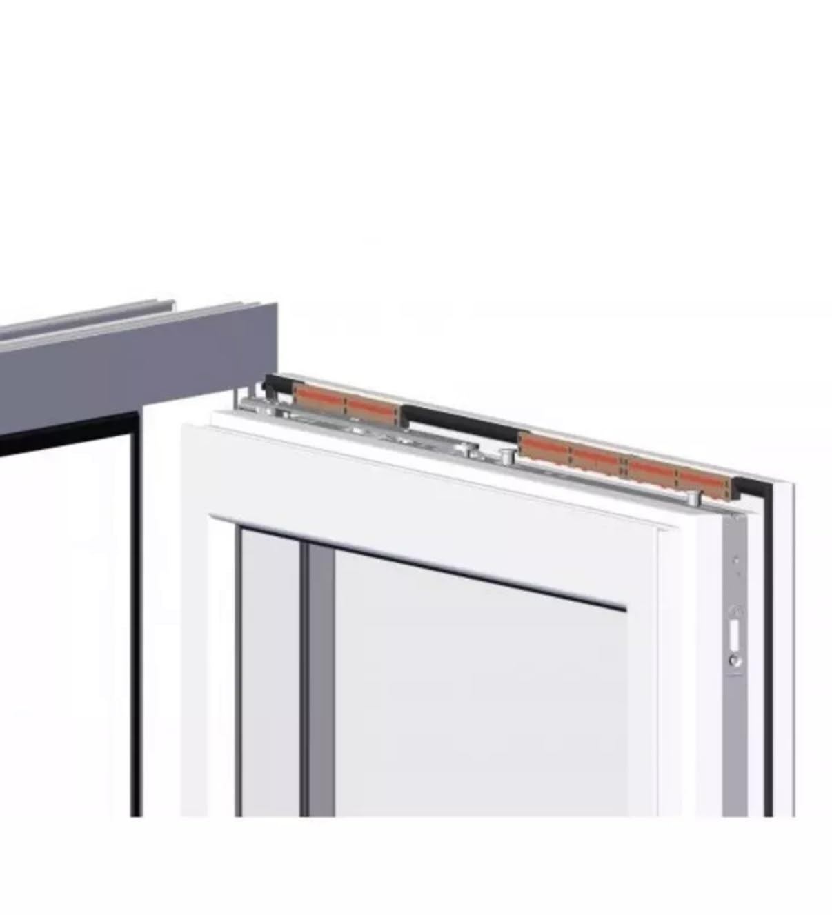 Arimeo Fensterfalzlüfter CS2 schwarz gegen Schimmel mit Dichtungen