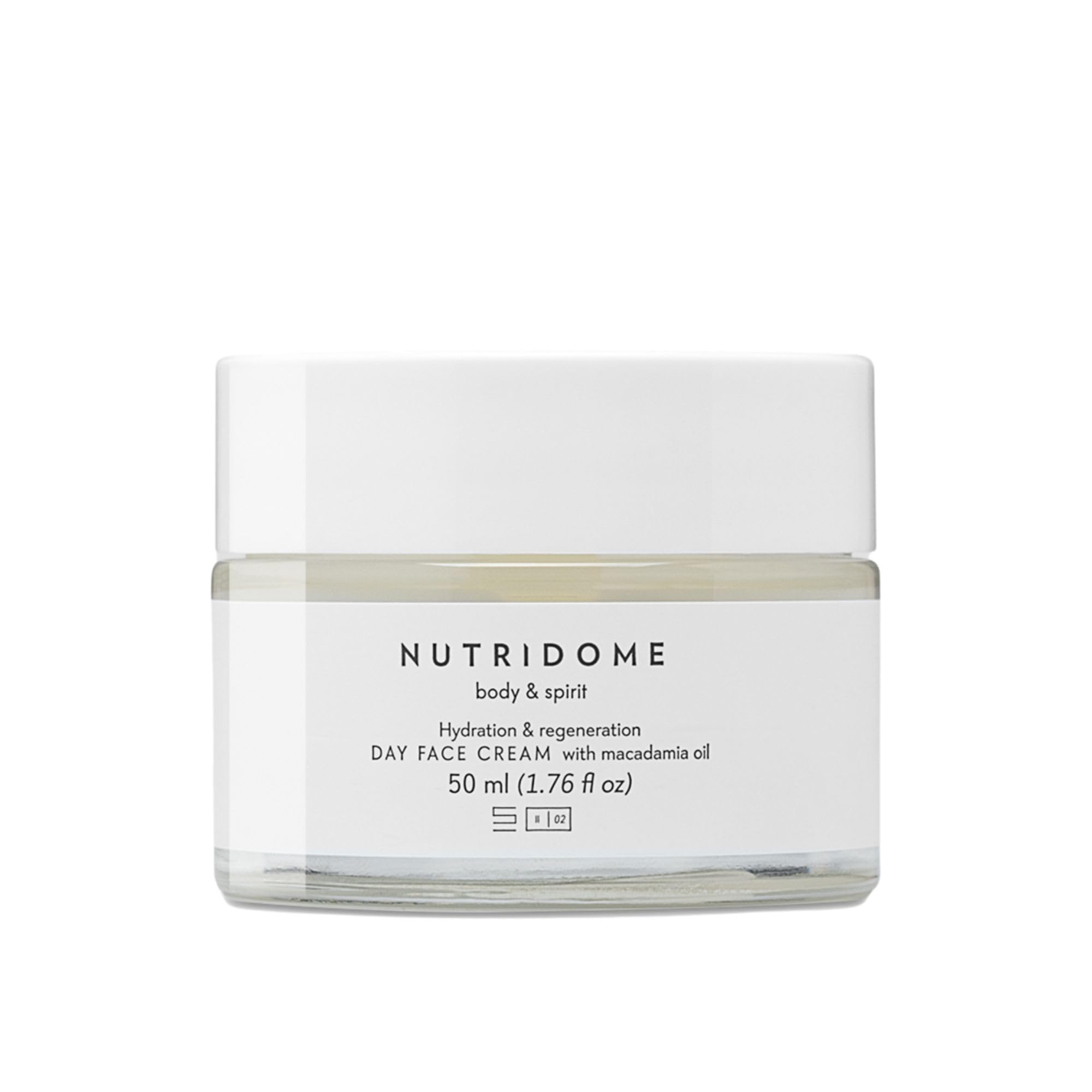 Nutridome Face Cream 50 ml, Anti-wrinkle Cream with Macacamia and Argan oil, Goat's Milk, Aloe extract, Day Cream Moisturiser