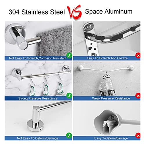 Toallero extensible de pared con estantes de almacenamiento compactos 4