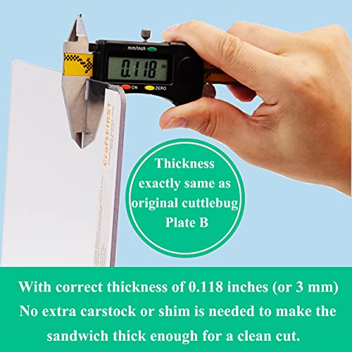 CraftFIRST B Cutting Plate for Cuttlebug Machine 5.87 x 7.75 Pack of 2, B Plates, 7.75 inches x 5.87 inches - Image 3