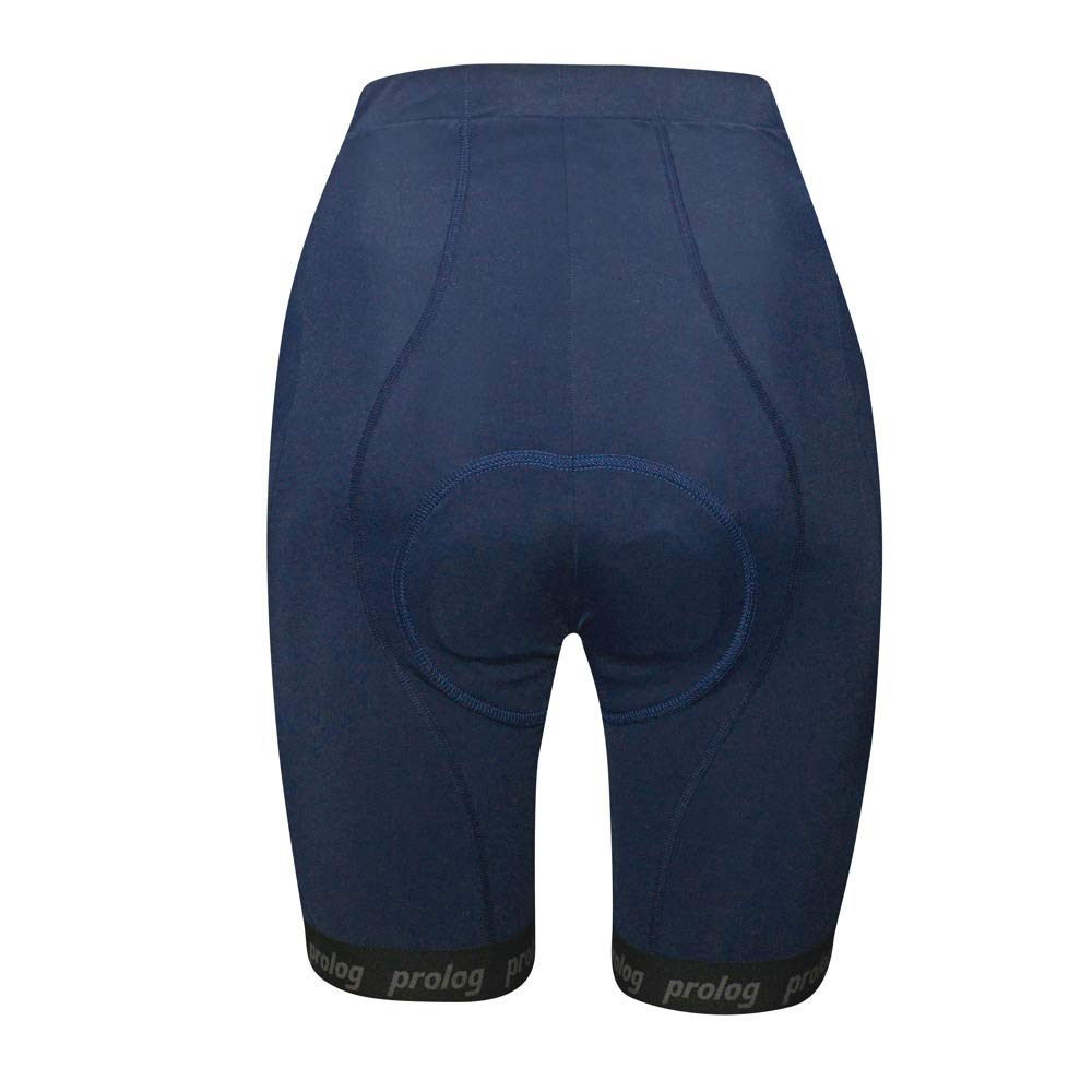 Damen Fahrradhose mit Polster und breitem Bund Dunkelblau XS bis XXXL