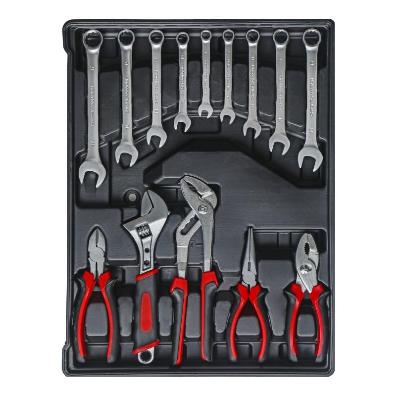 Kit combinado de herramientas 254 piezas con caja rodante miniatura 2