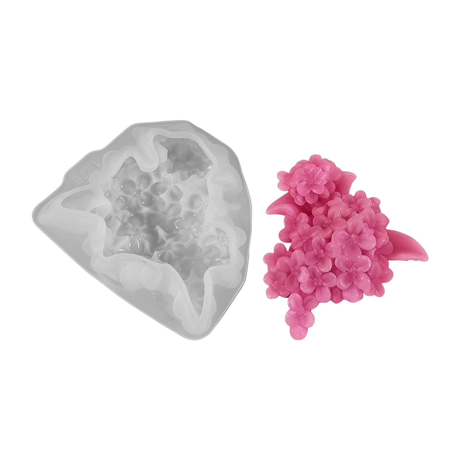 CAZSTYK Phalaenopsis Flower Shape Silicone for Soap Chocolate Baking Resin Casting Flower Elastomer Cast