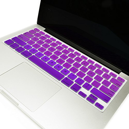 TOP CASE - Faded Ombre Series Keyboard Cover Skin Compatible with MacBook 13