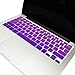 TOP CASE - Faded Ombre Series Keyboard Cover Skin for Macbook 13" Unibody/Old Generation Macbook Pro 13" 15" 17" with or without Retina Display/Macbook Air 13"/Wireless Keyboard-Purple&Deep Purple