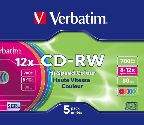 Verbatim CD RW Colour - vue 5