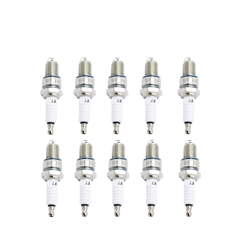 strony Świeca zapłonowa F7TC pasuje do GCV160 GCV190 GX120 GX160 GX200 GX240 GX270 Generatora Kosiarki Traktorka Rototiller Pompa wody Go Kart(10PCS)