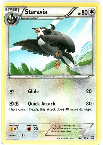 Pokemon - Staravia (126/162) - XY Breakthrough