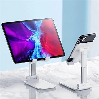 DOMO nMount T24 Universal Telescopic Mount for Tablet PC and Mobile Phone, Mobile Holder, Adjustable & Foldable Stand, Alu Price In India