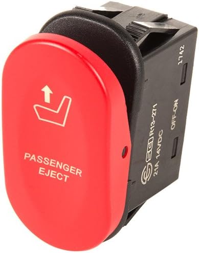 Rugged Ridge Rocker Switch | Thermoplastic Olefin (TPO), Red | 17235.13 | Fits zNONE