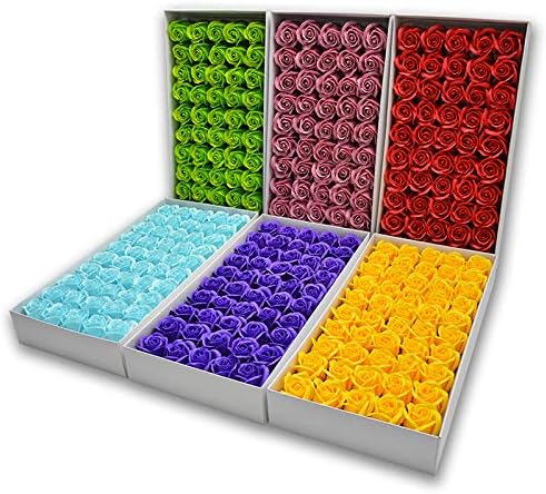 N++A 50pcs/Box Dia 4.5cm Cheap Soap Rose Head Romantic Wedding Valentine's Day Gift Wedding Banquet Home Decoration Hand Flower Art (11)