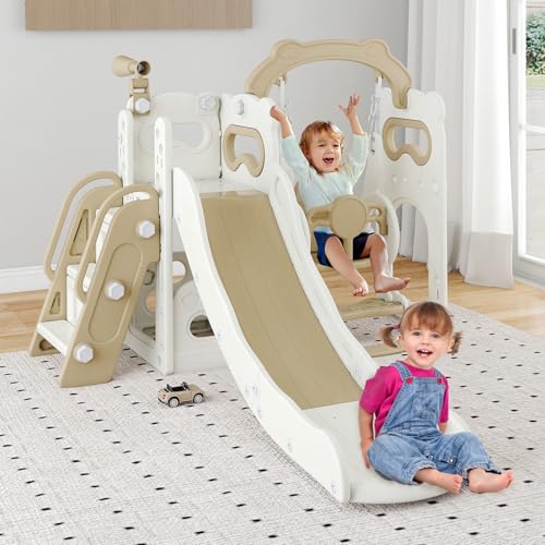 DOREROOM Toddler Slide and Swing Set