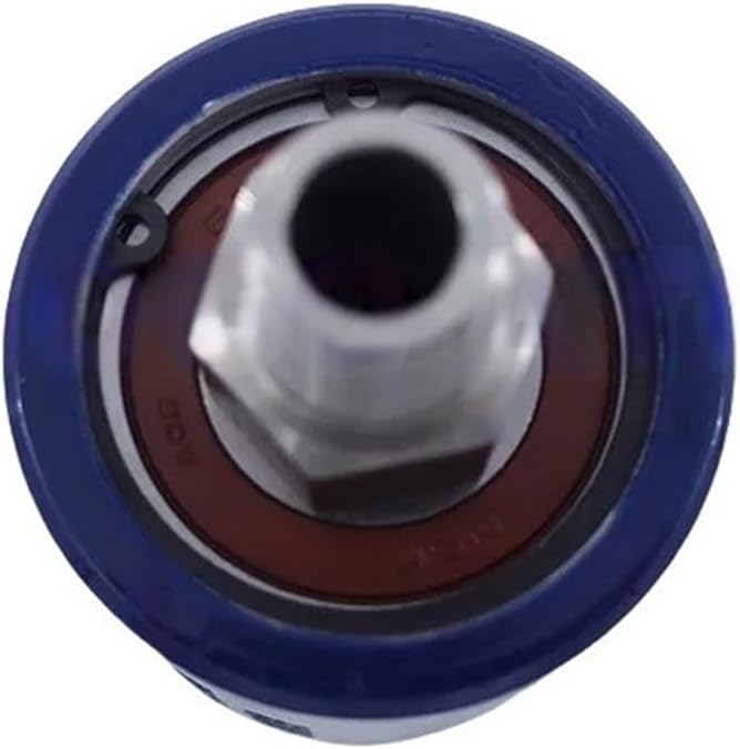 HD-8 1/4 Inch Unidirectional High Speed Rotary Swivel Joint 3500RPM Thread 180 Degree C Hot Water Rotating Fitting Aluminum(Left Thread,16Bar 3500RPM 180C)