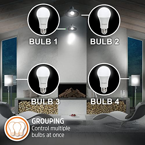 Energizer Connect Smart A19 Led White & Multi-Color Rgb Light Bulbs With Voice Control And Remote Access Through Your Smartphone | Compatible With Alexa And Google Assistant, 2 Pack #TOP7