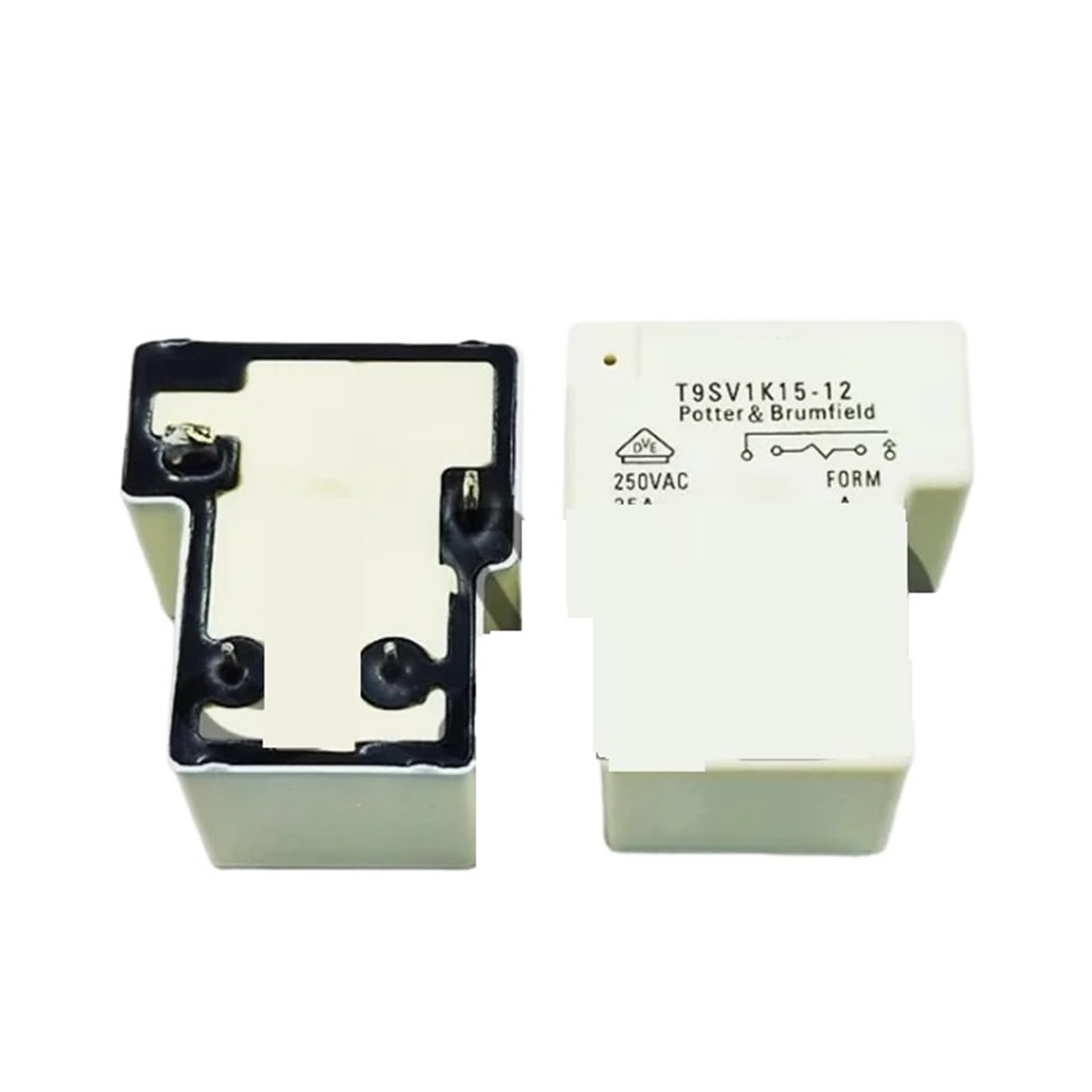 Relais 12V 35A 4-pin T9SV1K15-12 pour circuit imprimé automobile et industrie lot de 10pcs
