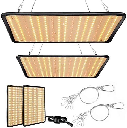 Grow Light for Indoor Plants - SERWING 200W LED Grow Light Full Spectrum, Plant Growing Lamp for Indoor Cultivation, Greenhouse, Grow Tent, Hydroponics (Sunlight)