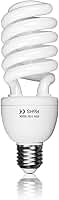 EMART Lâmpada de espectro completo, 45W 5500K espiral CFL luz do dia para kit de iluminação Softbox, lâmpada de substituição para estúdio de fotografia e vídeo, uso doméstico, fotografia de retrato -1