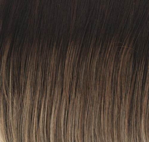 Raquel Welch Curve Appeal Lace Front Color Rl12/22Ss Shaded Cappuccino Wigs 12" Long Layered Waves Lace Front Heat Friendly Women's Synthetic Hand Tied Monofilament Part (Pack Of 1) #TOP1