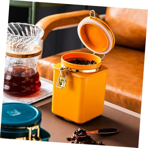 Contenedor hermético para granos de café FUOYLOO naranja miniatura 6