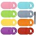 Caydo 48 Pieces 8 Colors Clothing Size Dividers Round Hangers Closet Dividers with Marker Pen
