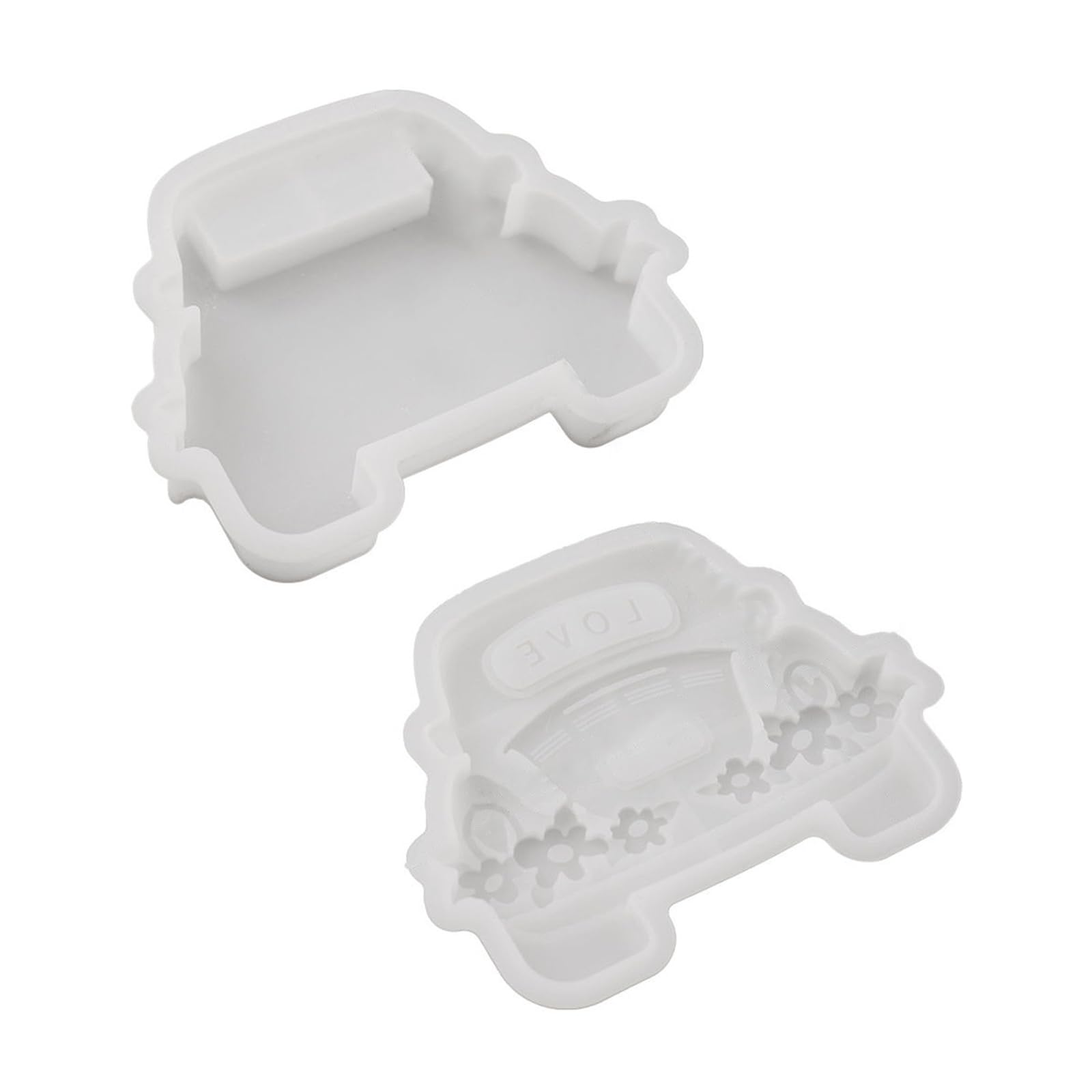 YWLUUOO Silicone Craft Castings Epoxy 3D Making Delicate Silicone 3D Handicrafts Molds Pendants