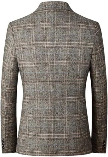 Men's Single-Breasted Formal Suit Jacket Thin Western Style Casual Coat Evening Professionals2