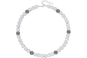 Baseball Chain - Red White Blue Baseball Pendant