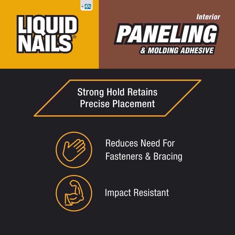 Pegamento Adhesivo Pasta Alta Resistencia Liquid Nails 10 oz miniatura 5