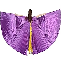 Belly Dance Led Isis Wings With Adjustable Sticks Adult Accessories Stage Performance Props