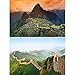 GREAT ART Lot de 2 Affiches XXL – Monuments Culturels – Machu Picchu et Grande Muraille de Chine Chine Pérou Asie Amérique du Sud Décoration Murale Photo (140 x 100cm)