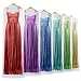 Hangerworld Pack of 6 Clear Polythene Full Length Gown Dress Garment Clothes Cover Bags - 84 Inches 100 Gauge