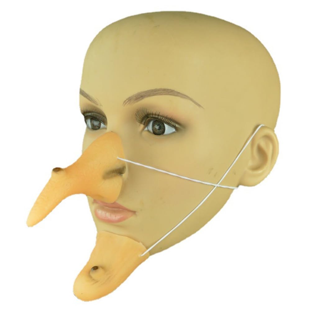 Nez De Sorcière Crochu Pour Déguisement D'Halloween