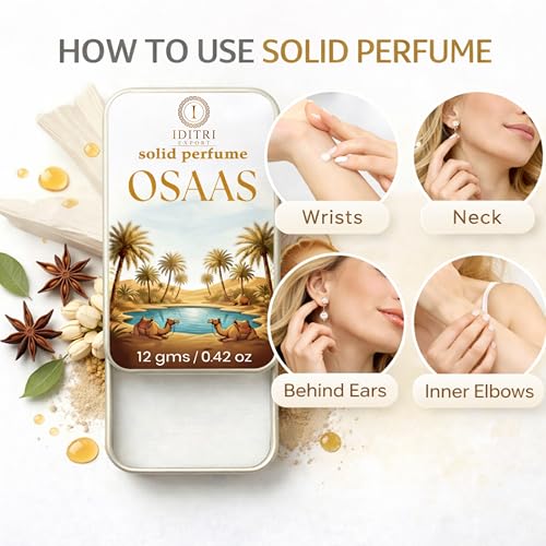 Image of Solid Perfume |pineapple&Osaas Alcohol Free Wax Perfume Balm, Long Lasting | Pocket Tin 12g, Pack Of 2| Non Greasy Smooth Glide, Travel Friendly Men And Women