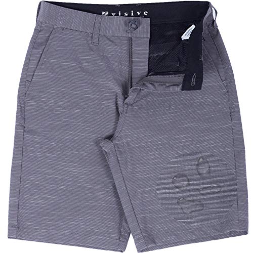 Visive Boys Hybrid Shorts Quick Dry Stretch Board Short Chino Walk Short Grey - 22