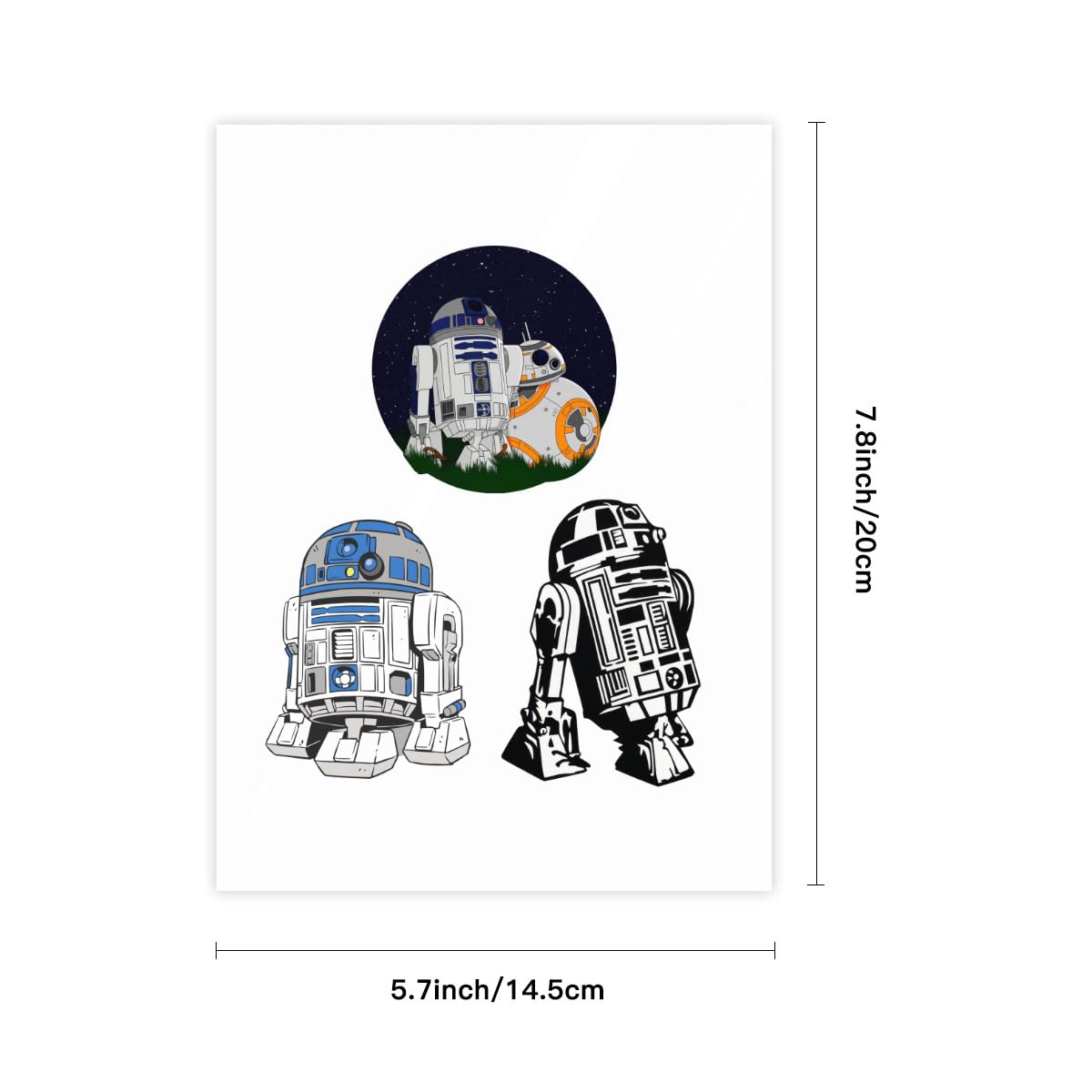 スターウォーズ　オリジナルステッカー　C-3PO&amp;R2-D2 Amazon.co.jp: ポステッカー スター・ウォーズ(R2-D2&C-3PO