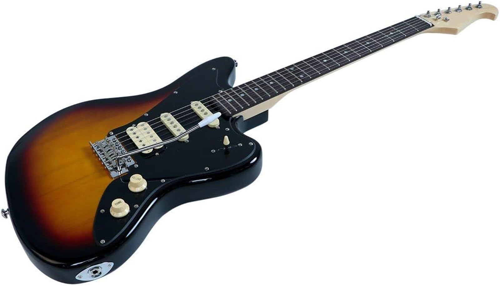 Gitary Elektryczne Pełnowymiarowe Klasyczna Gitara Elektryczna Dla Prawej Ręki Korpus Z Drewna Lipowego Wykończenie W Odcieniu Zachodzącego Słońca