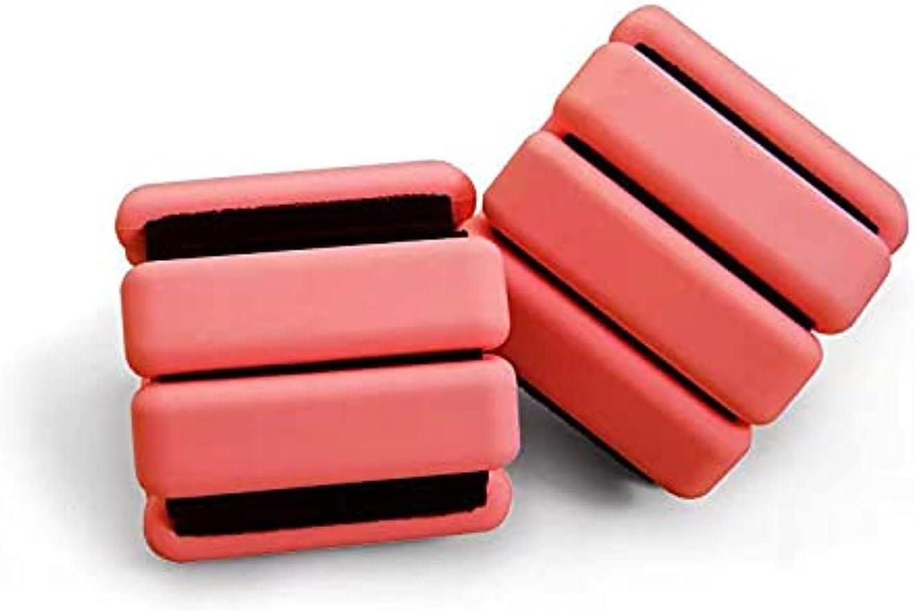 For Bala Bangles As Seen on Shark Tank | Fully Adjustable Wearable Wrist & Ankle Weights | Yoga, Dance, Barre, Pilates, Cardio, Aerobics, Walking | 1 Pound Each, 2 Per Set