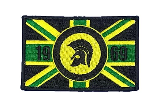 Trojan Jamaica Union Jack Rectangular Embroidered Patch