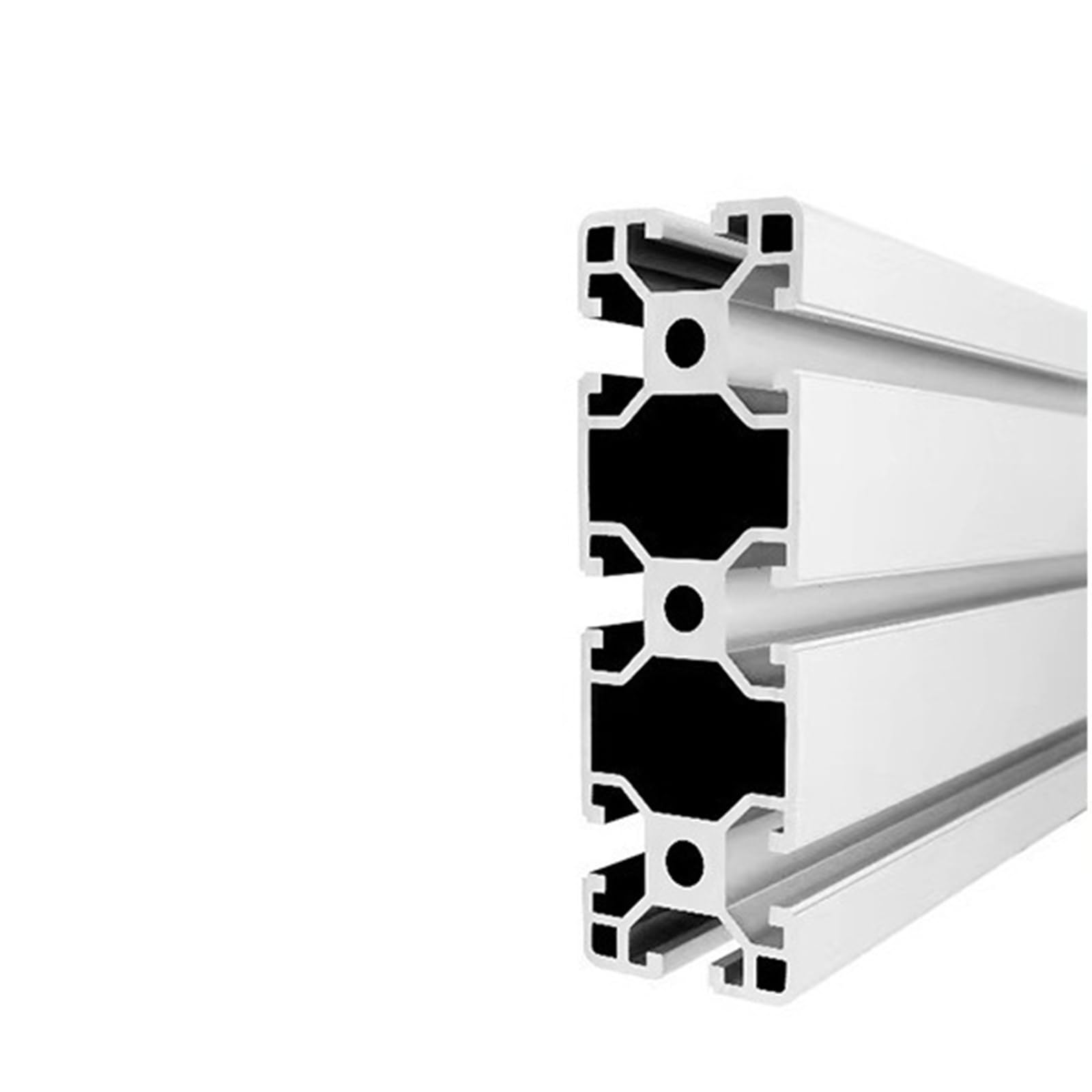 GTPBAO 40120 Profilo in alluminio con scanalatura a T e guida estrusa anodizzata lineare for telaio di attrezzature for banco da lavoro fai da te Binario estruso(Silver,1000mm long)