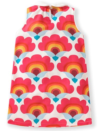 Hongshilian Toddler Girl Casual Floral Dress Cartoon Print Summer Clothing 2-7 Years2