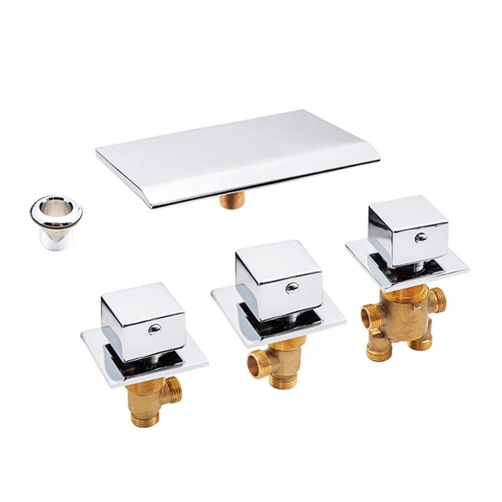 Robinet de baignoire cascade pour rénover une salle de bain moderne