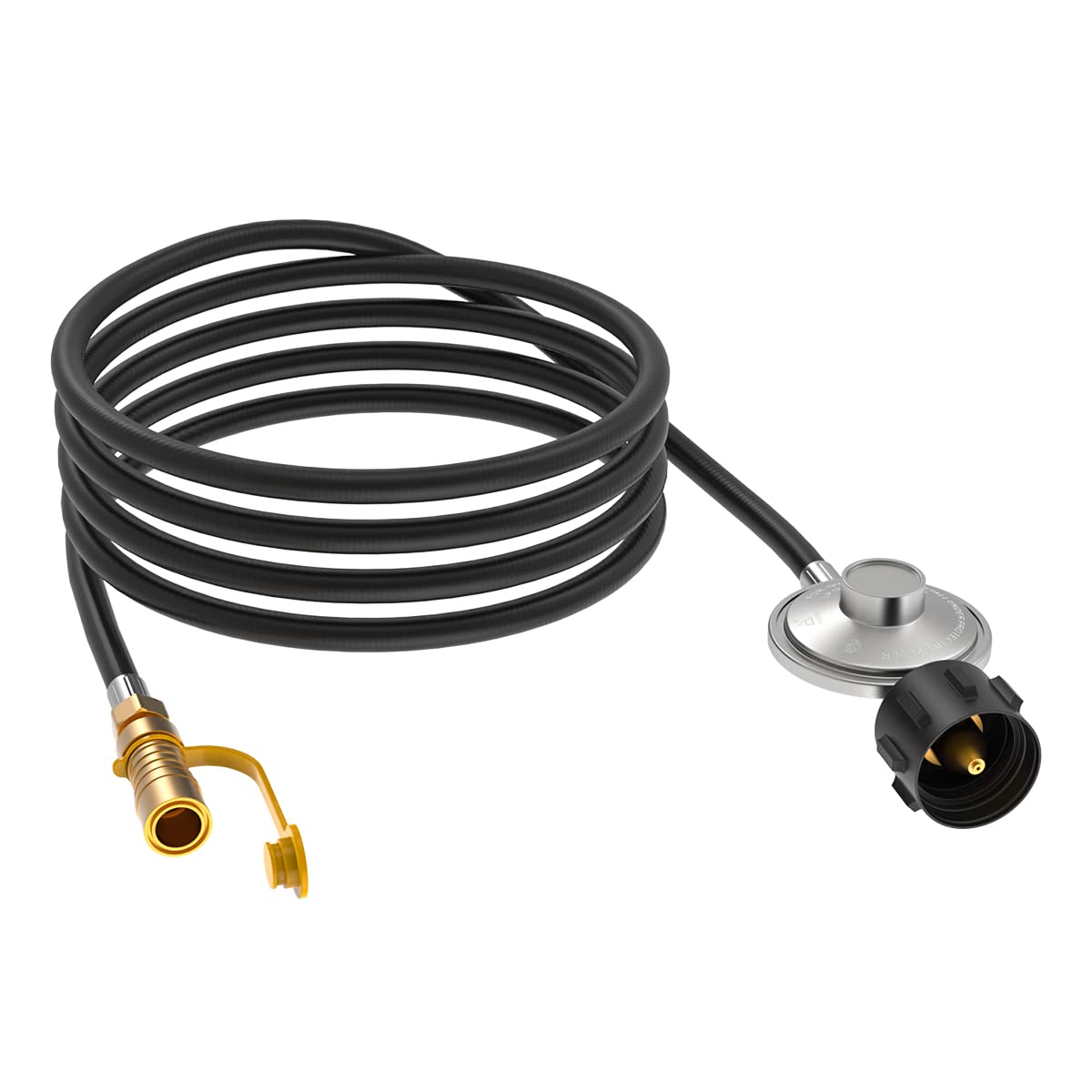 Amazon.com : AJinTeby Propane Hose Regulator with 3/8 Quick Connect  Disconnect for Mr. Heater Big Buddy Heater -12FT QCC1 Connection : Patio,  Lawn u0026 Garden