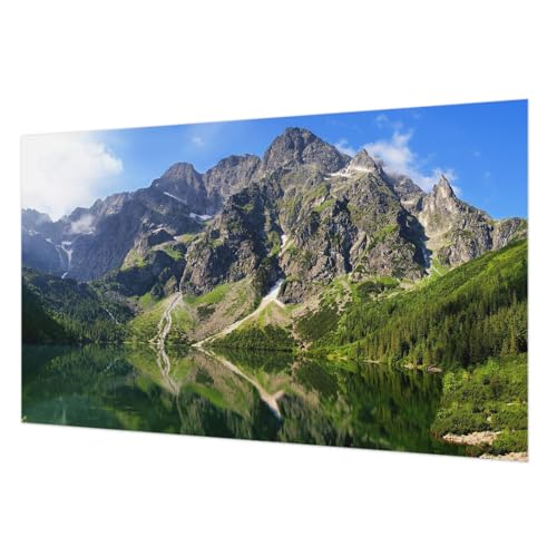 Décor mural intissé facile à poser pour masquer un grand mur blanc