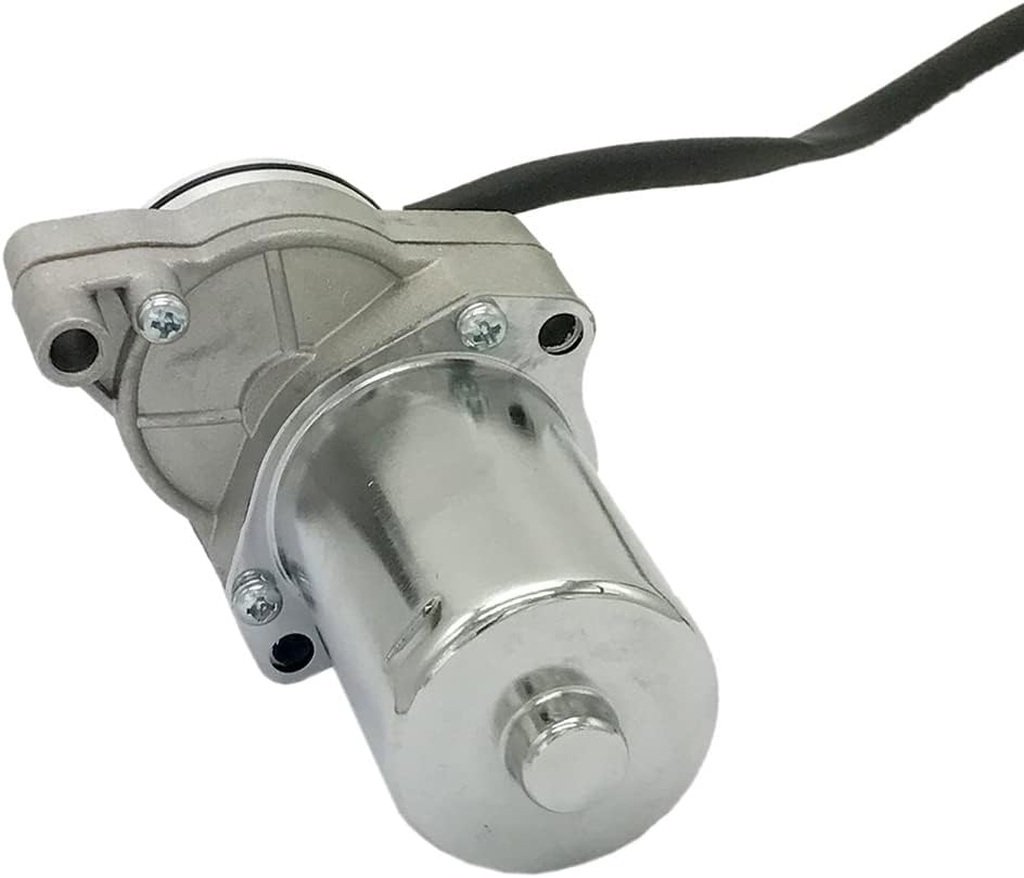 3-Bolt Top Mount Starter Motor with Cable for 50cc 70cc 90cc 100cc 110cc 125cc 4 Stroke ATVs Scooters Quads Dirt Bikes Go Karts TaoTao Coolster Kazuma Mini Falcon 90 Lacoste 110 Redcat Tank Sports
