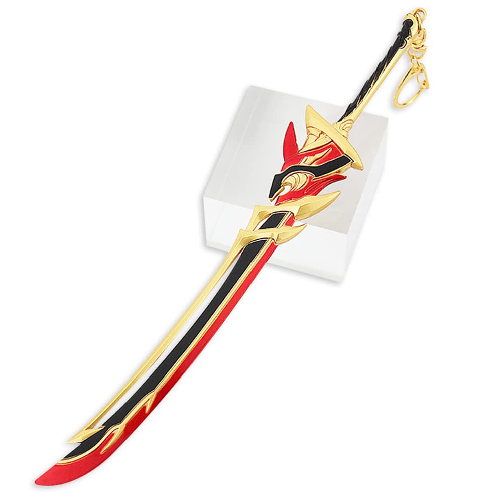 Amazon.co.jp: 【Azuiblc】原神 ミニ武器 両手剣 赤角石塵滅砕