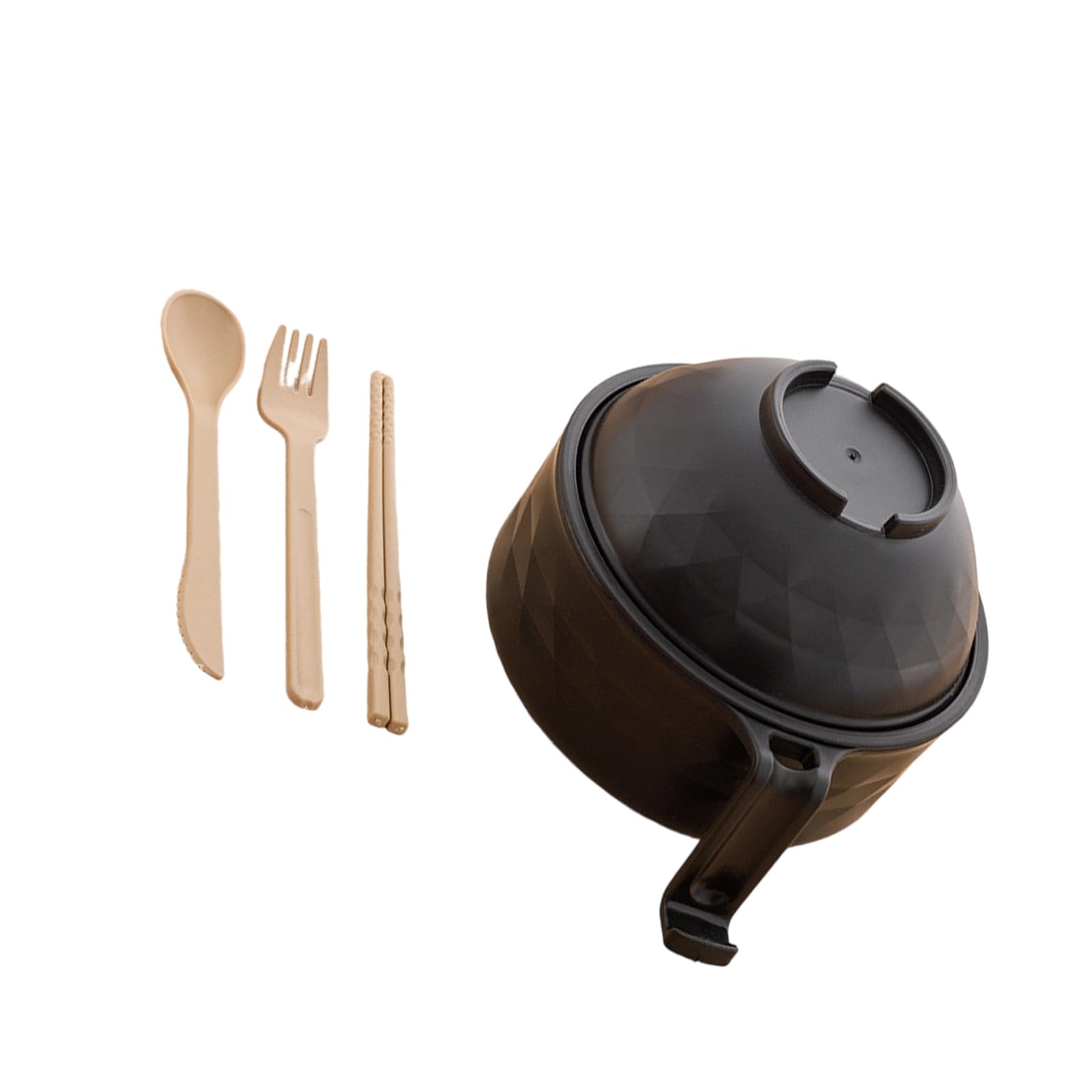 jiingekk Microwave Safe Strainer Bowl Set Includes Lid Handle Utensils for Easy Cooking Large Capacity Microwave Safe Bowl