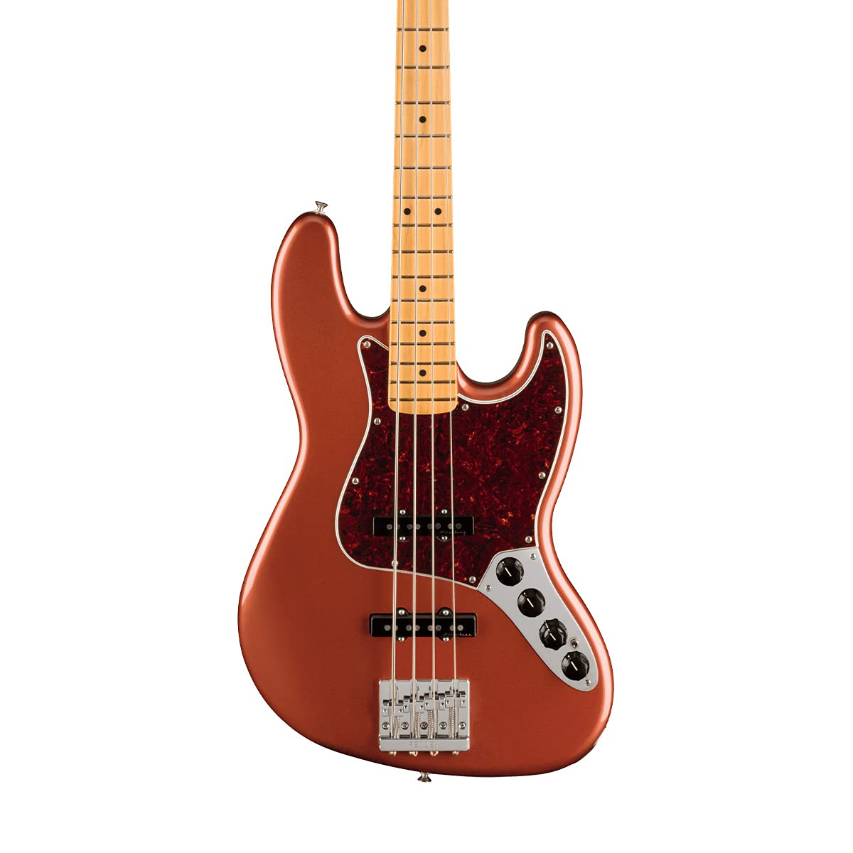 Fender Player Plus Jazz Bass, Aged Candy Apple Red, Maple Fingerboard - Image 8