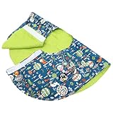 FONDOTIN 鹦鹉用防傷防噛肩パッド 多機能ショルダー保護ケープ おむカバー兼用 肩トップおもちゃ掛け可能 鳥との な遊びやトレーニングに適