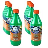 JaTop 12 x 1L Robbyrob Brennspiritus, Weiß, geeignet für Haushalt, Auto und Freizeit; mit Spritzausgießer und kindersicherem Verschluss